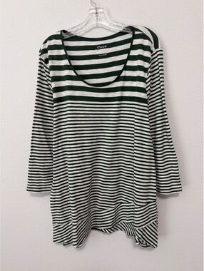 Chico’s 3/4 Sleeve Scoop Neck Cotton Blend The Ultimate T-Shirt Women's Size XL